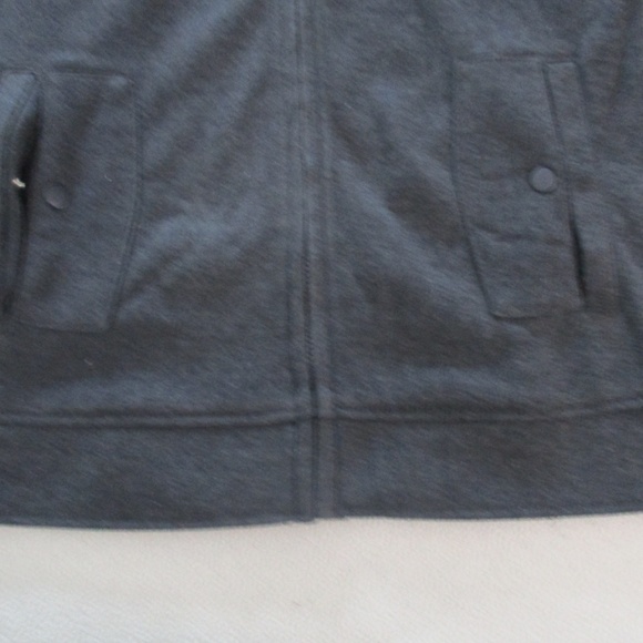 Saphire Lounge Men Jacket S Gray Fleece - Picture 3 of 5